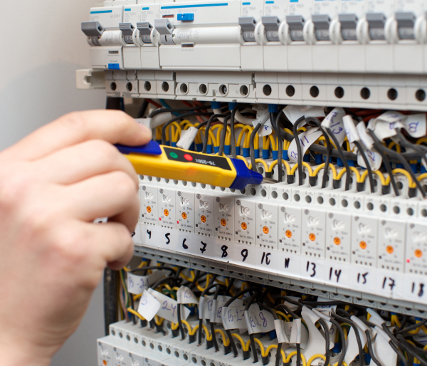 電気インフラ 保守の様子